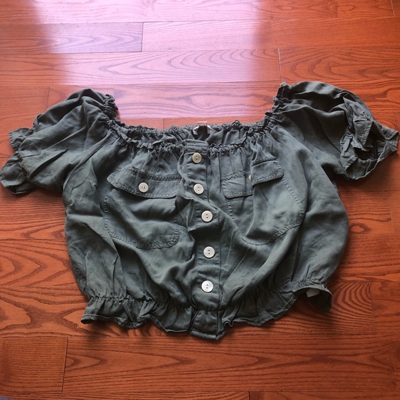 American Eagle Outfitters Tops - AE Off-the-Shoulder Top